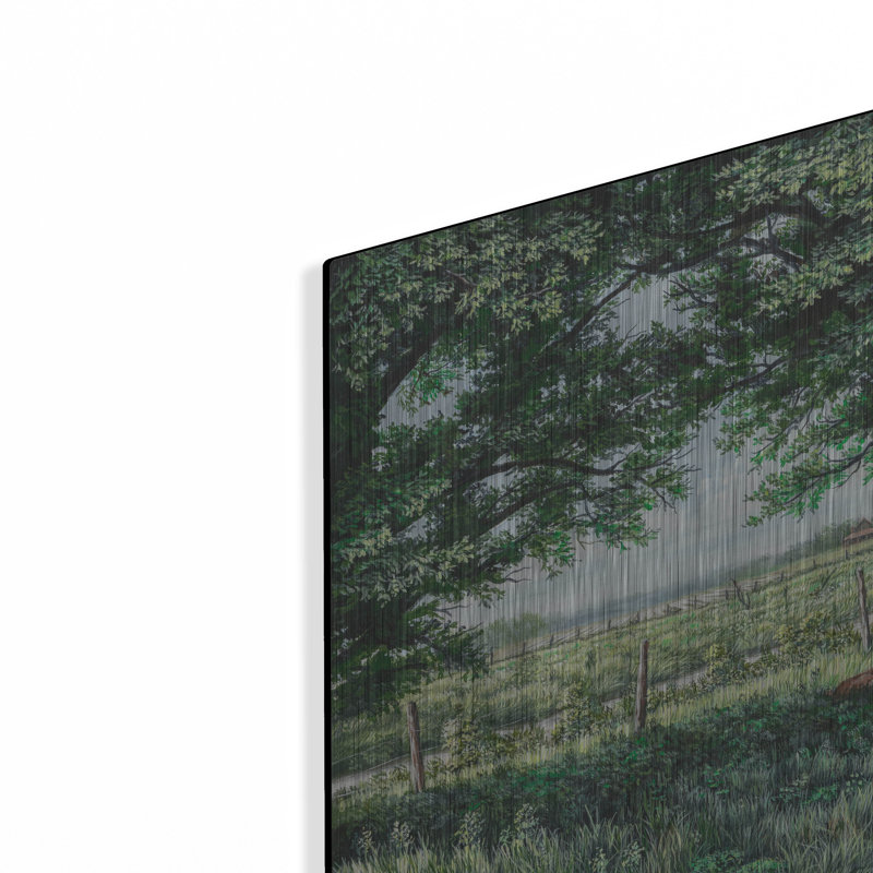  «Grazing» par Campbell Frost, art mural en métal, 36 po x 24 po, H 24 po x l 36 po