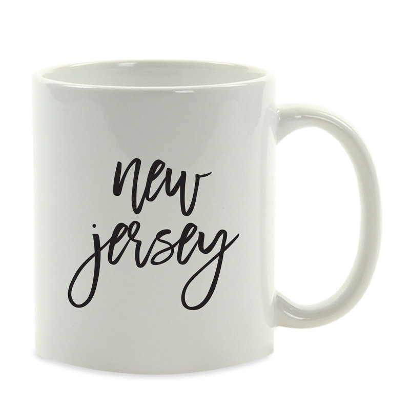 Ceramic Coffee Mug, New Jersey