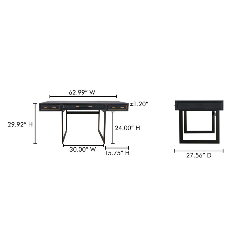 Desk, Black