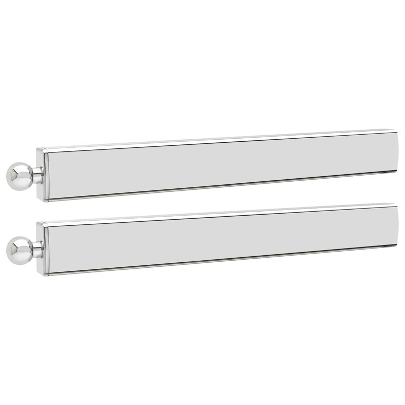 Rev-A-Shelf 14" Chrome Telescoping Closet Valet Rod 2 Pack