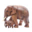 Father and Son Teak Figurine