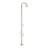 Kirwin Outdoor Retrofit Shower with Shower Head, Hand Shower, and Hose