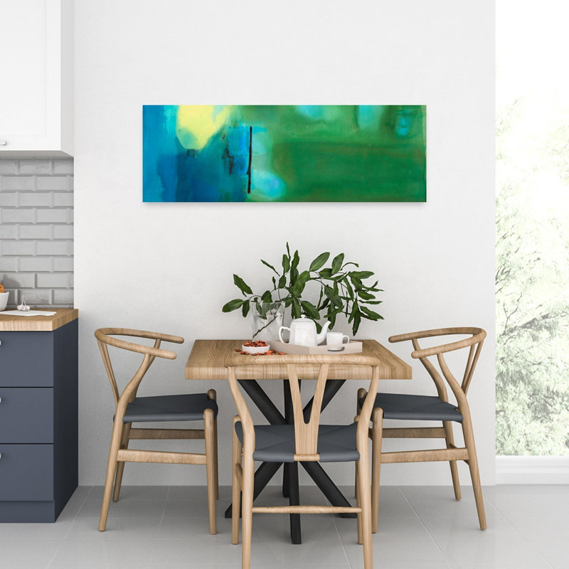 Art mural contemporain contemporain, H 36 po x l 12 po