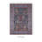 Breedlove Traditional Machine Woven Flatweave Navy and Blue Area Rug with Non Skid Backing-475180439