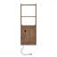 Ensemble de 2 tables de chevet en bois, avec station de charge, veilleuse et armoire de rangement pour bibliothèque-1267304030