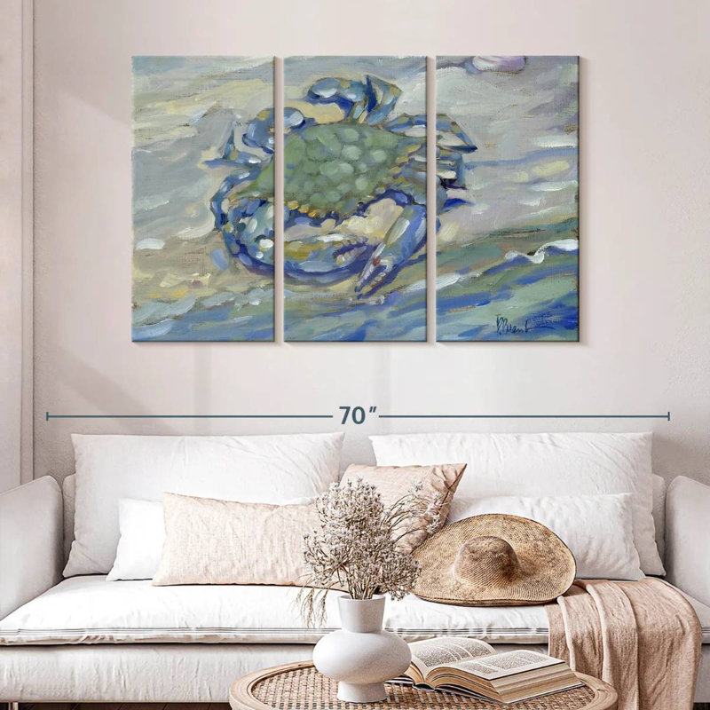 Brampt East Point Crab, 32" H x 50" W