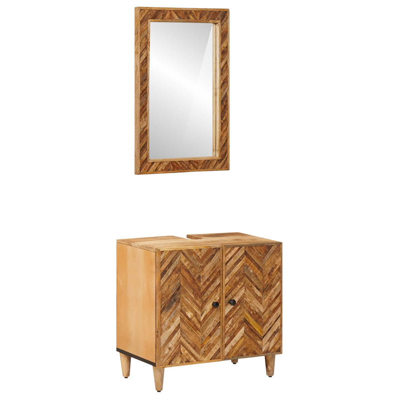 Vanity & Mirror Set