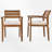 Jelyssa 8 - Person Acacia Solid Wood Patio Dining Set Rectangular Table with Cushions Included