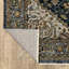 Tapis bleu / taupe Hovis-2067349528