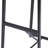 27''H Barstool Set Of 3 Wooden Round Bar Stools With Footrest Modern Kitchen Chairs For Counter