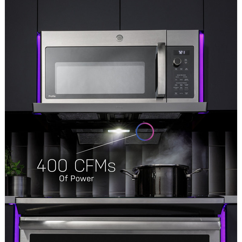 GE Profile 2.2 Cu. Ft. Over-The-Range Sensor Microwave Oven