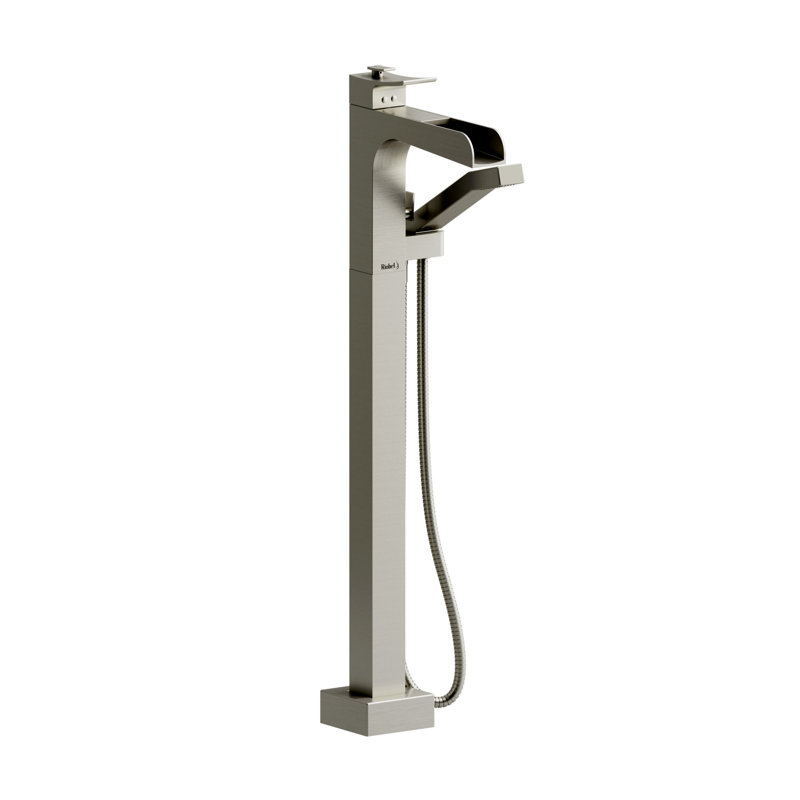 Garniture de robinet de baignoire à un trou Zendo ™, Nickel brossé