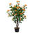 102cm Faux Flowering Tree in Cement Pot
