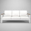 Canapé d'extérieur en métal avec coussin Sunbrella Townsend-1309216590-1309216588