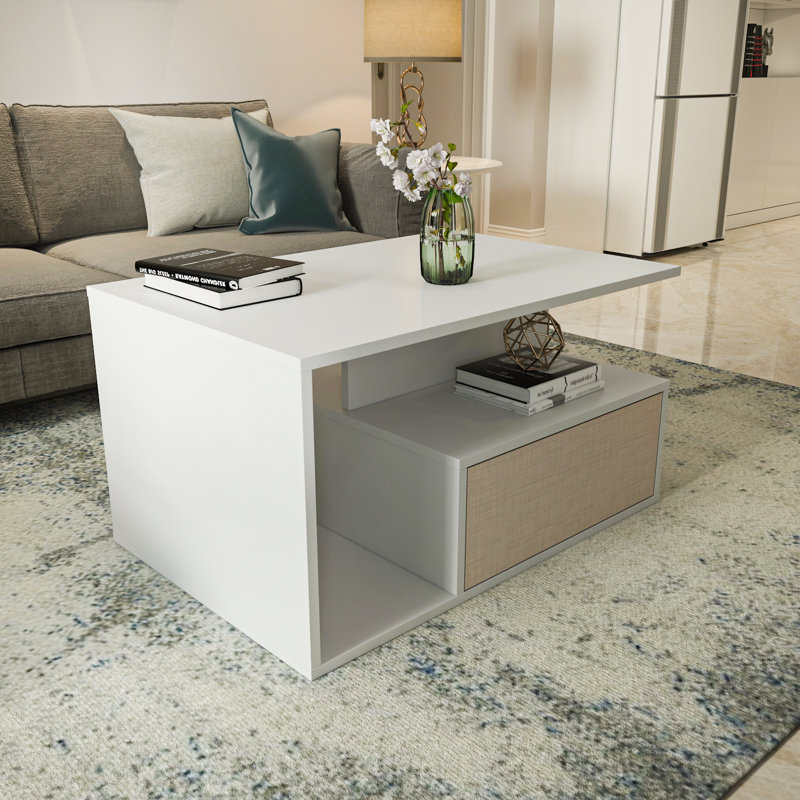 Table basse Corman, Beige
