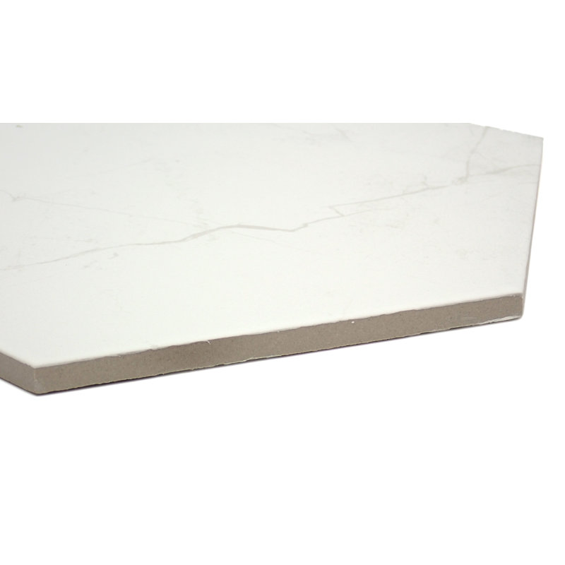 Sterlina 8 In. X 10 In. Matte Porcelain (7.38 Sq. Ft./Case), White
