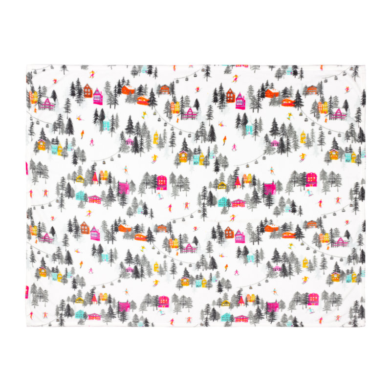 Aspen Throw Machine Woven Throw Blanket