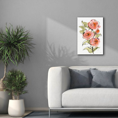«Smooth Rose 1» par Chris Paschke, art mural sur toile