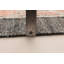 Tapis orange / gris / argent en laine tissé à plat à la main à motif géométrique Arvenita