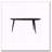 Xander Black Triangular Solid Wood Coffee Table