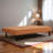 Modern Sofa Bed with Adjustable Backrest, 300LB Capacity, Fabric, Small Convertible Couch for Small Spaces, Guest Room, living room, Office-499912373