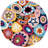 Aiyla Handmade Tufted Blue/Yellow/Pink Rug-1215939537