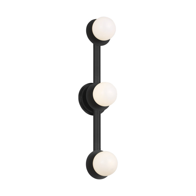 Nodes 3 - Light Vanity Light, Midnight Black
