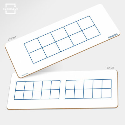 Planche à découper Scribbledo à 10 cadres secs - 4 po x 12 po pour enfants