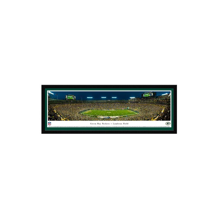 NFL Green Bay Packers - Lambeau Field by James Blakeway - Picture Frame Panoramic Photographic Print on Paper