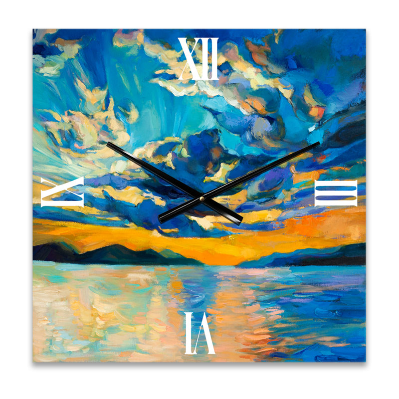 Horloge murale Cloudy, Moyen