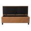 Élégant banc avec repose-pieds spacieux-718701488