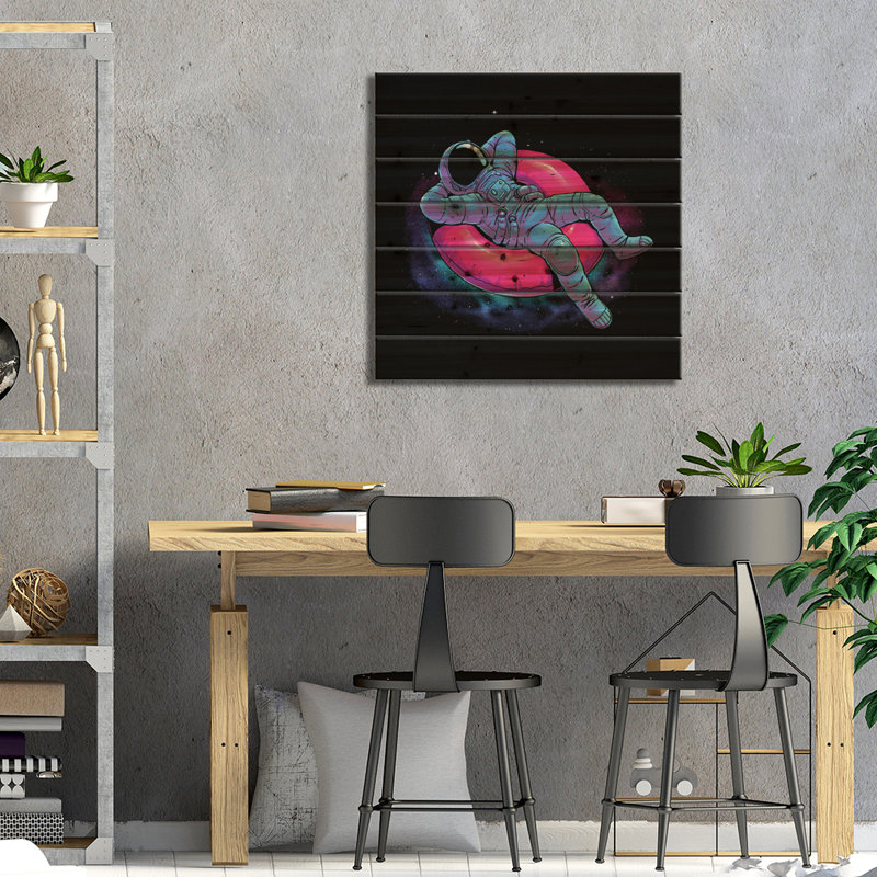 «Floating Dream» par Digital Carbine, impression sur bois sans cadre