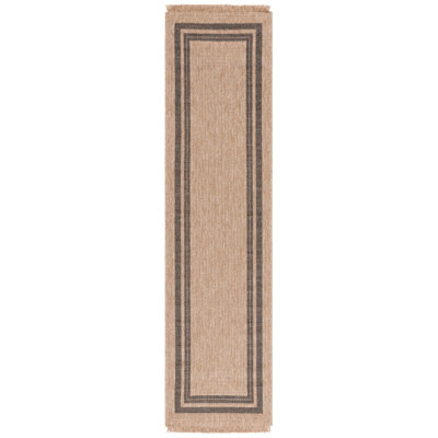 Shavanda Retreat Performance Bordered Rug