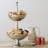 Nickel-Finished Aluminum Reclaimed Wood Tiered Server