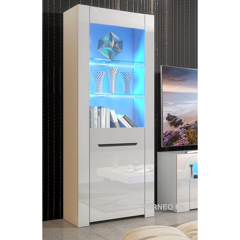 Milano Display Cabinet, Blue