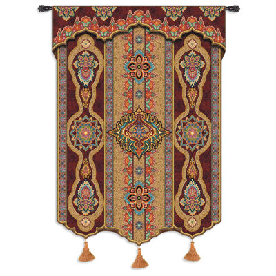 Abstract Loom Woven Tapestry