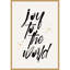 «Joy to the world» par Eins Kubistika, reproduction d'art sur toile encadrée