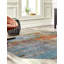Tapis rouge à motif abstrait Haefner-1853363876