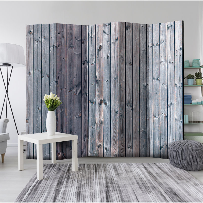 68'' H Solid Wood Folding Room Divider, 5