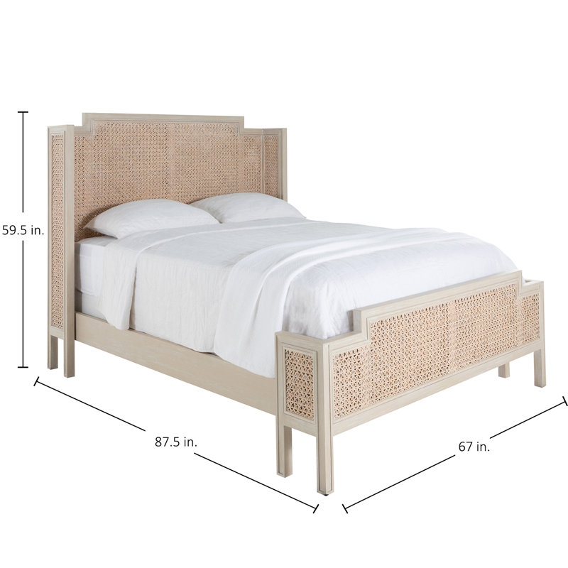 Camille Bed - White, Queen