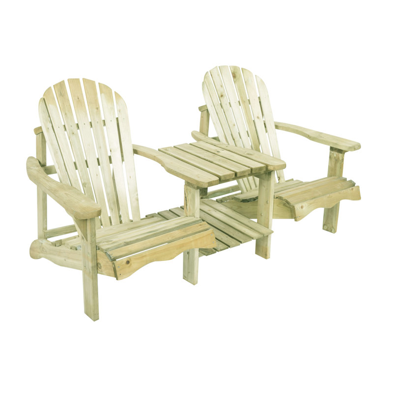 Solon Solid Wood Fir Outdoor Bench