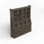 71.4 " W Glass Dining Hutch