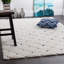 Tapis géométrique ivoire / bleu / vert Barden-1594960369