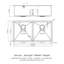 Double Bowl(50/50) Undermount Sink