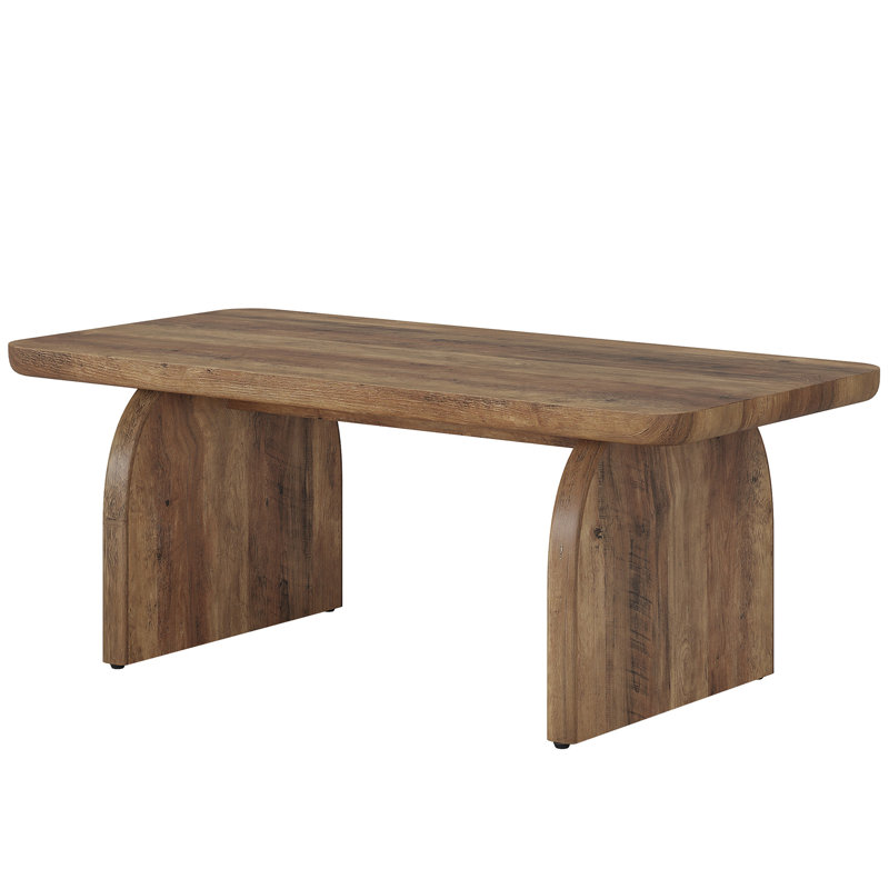 47" Rustic Brown Rectangle Coffee Table