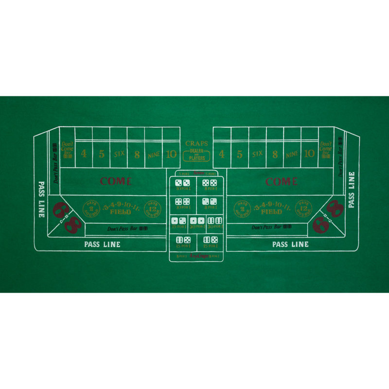 72 "Craps Layout