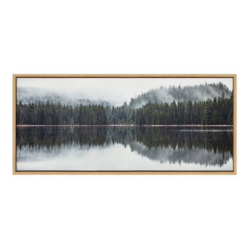 «Still Reflection» par Emiko et Mark Franzen, reproduction d'art sur toile encadrée, Jaune