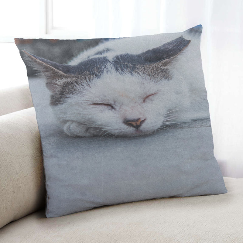 Coussin Cat Cats 24, Microsuède