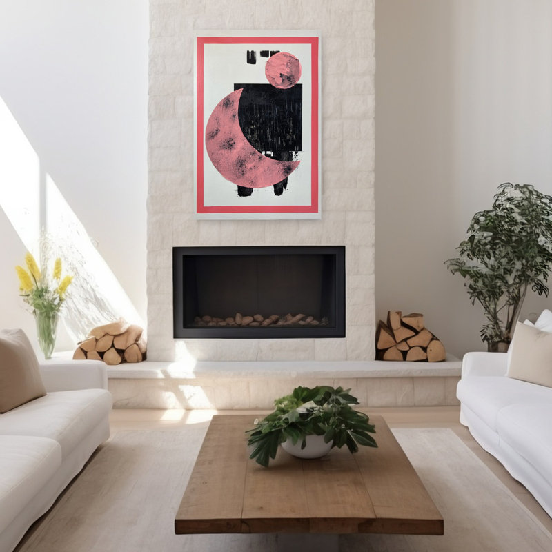 Art contemporain contemporain contemporain, H 48 po x l 32 po