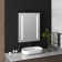 30 Inch H Recessed or Surface LED Mirror Cabinet With Defogger And Adjustable Shelves